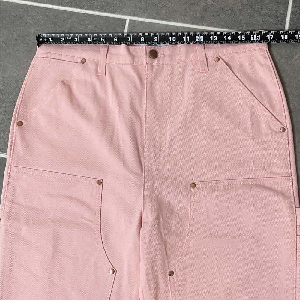 NWOT RENGGLI SLIM FIT WORK PANT Bubblegum size 30 - Picture 4 of 9